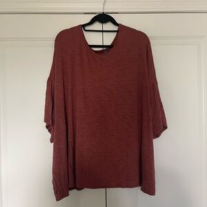 Old Navy Women's Rust Short-Sleeve Tunic Top